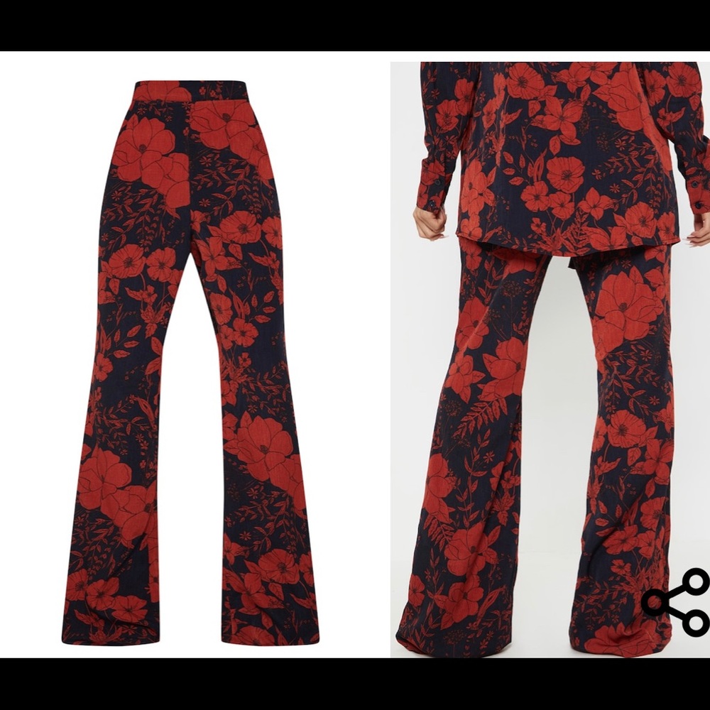 Pretty Little Thing Two Piece Floral Outfit